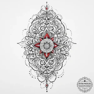 Tattoo sketch cosmic life, tattoo sketch desi... - эскиз тату (№1756314637_0, 27.08.2025 17:10) — tattoo-photo.ru