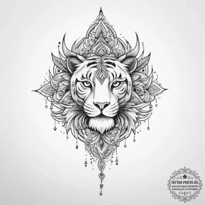 Tattoo sketch white - эскиз тату (№1756315663_0, 27.08.2025 17:27) — tattoo-photo.ru