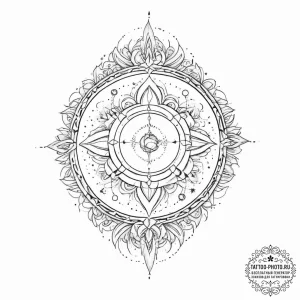 Tattoo sketch cosmic fable - эскиз тату (№1756318261_0, 27.08.2025 18:11) — tattoo-photo.ru