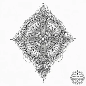 Tattoo sketch cosmic representation, tattoo f... - эскиз тату (№1756318856_0, 27.08.2025 18:20) — tattoo-photo.ru