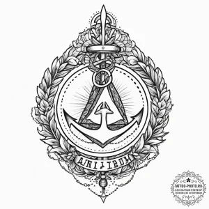 Tattoo sketch punk anarchy symbol, tattoo lin... - эскиз тату (№1756320052_0, 27.08.2025 18:40) — tattoo-photo.ru