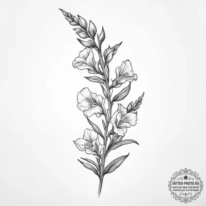 Tattoo sketch snapdragon - эскиз тату (№1756321459_0, 27.08.2025 19:04) — tattoo-photo.ru