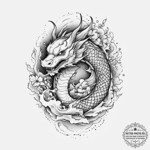 Tattoo sketch mystical self, tattoo sketch de... - эскиз тату (№1756323630_0, 27.08.2025 19:40) — tattoo-photo.ru