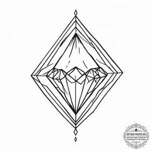 Tattoo sketch diamond tattoo, tattoo drawing... - эскиз тату (№1756325627_0, 27.08.2025 20:13) — tattoo-photo.ru