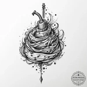 Tattoo sketch road, artistic tattoo sketch, r... - эскиз тату (№1756327020_0, 27.08.2025 20:37) — tattoo-photo.ru