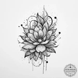 Tattoo sketch camouflage pattern, ink illustr... - эскиз тату (№1756331422_0, 27.08.2025 21:50) — tattoo-photo.ru