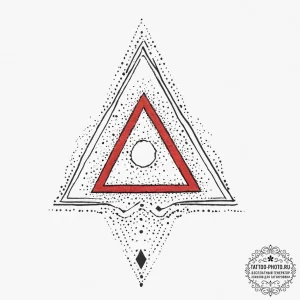 Tattoo sketch geometric треугольник, artistic... - эскиз тату (№1756331622_0, 27.08.2025 21:53) — tattoo-photo.ru