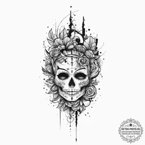 Tattoo sketch a symbolic concept, tattoo sket... - эскиз тату (№1756338008_0, 27.08.2025 23:40) — tattoo-photo.ru