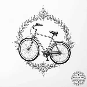 Tattoo sketch cycle - эскиз тату (№1756343972_0, 28.08.2025 01:19) — tattoo-photo.ru