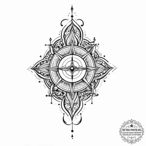 Tattoo sketch sacred space, tattoo drawing ou... - эскиз тату (№1756351973_0, 28.08.2025 03:32) — tattoo-photo.ru