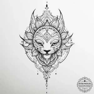 Tattoo sketch hidden - эскиз тату (№1756358330_0, 28.08.2025 05:18) — tattoo-photo.ru