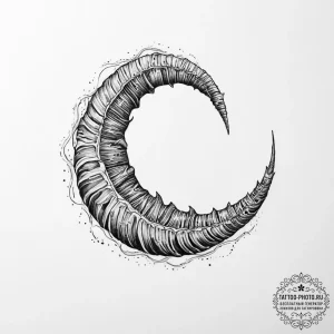 Tattoo sketch dune sandworm - эскиз тату (№1756359328_0, 28.08.2025 05:35) — tattoo-photo.ru