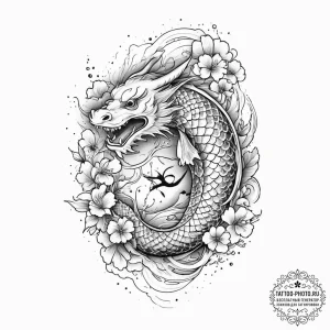 Tattoo sketch hidden, concept art for tattoo,... - эскиз тату (№1756365098_0, 28.08.2025 07:11) — tattoo-photo.ru