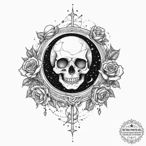 Tattoo sketch planets in orbit, tattoo line a... - эскиз тату (№1756381223_0, 28.08.2025 11:40) — tattoo-photo.ru