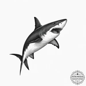 Tattoo sketch basking shark, tattoo line art,... - эскиз тату (№1756382020_0, 28.08.2025 11:53) — tattoo-photo.ru