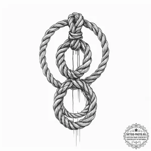Tattoo sketch rope - эскиз тату (№1756382222_0, 28.08.2025 11:57) — tattoo-photo.ru
