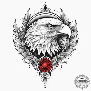 Tattoo sketch old school орел, tattoo drawing... - эскиз тату (№1756392698_0, 28.08.2025 14:51) — tattoo-photo.ru