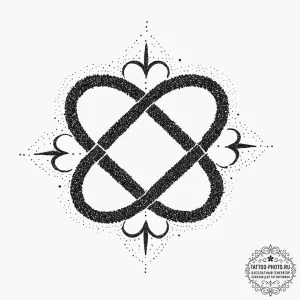 Tattoo sketch infinite love symbol, tattoo li... - эскиз тату (№1756397074_0, 28.08.2025 16:04) — tattoo-photo.ru