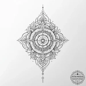 Tattoo sketch spiritual story, concept art fo... - эскиз тату (№1756402627_0, 28.08.2025 17:37) — tattoo-photo.ru