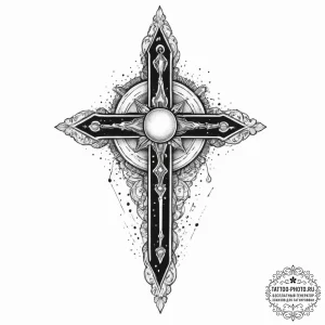 Tattoo sketch cosmic scene, ink illustration... - эскиз тату (№1756405645_0, 28.08.2025 18:27) — tattoo-photo.ru