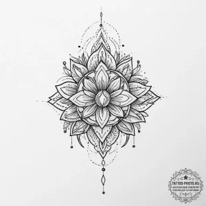 Tattoo sketch blessed self, tattoo line art,... - эскиз тату (№1756408242_0, 28.08.2025 19:10) — tattoo-photo.ru