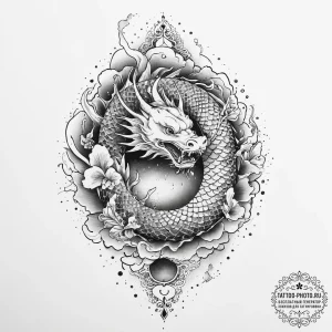 Tattoo sketch cosmic existence, tattoo sketch... - эскиз тату (№1756409645_0, 28.08.2025 19:34) — tattoo-photo.ru