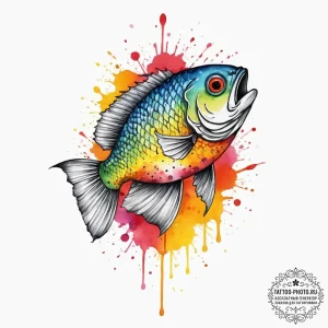 Tattoo sketch crappie, tattoo flash sheet des... - эскиз тату (№1756411247_0, 28.08.2025 20:00) — tattoo-photo.ru