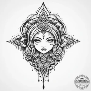 Tattoo sketch spiritual dimension, concept ar... - эскиз тату (№1756411447_0, 28.08.2025 20:04) — tattoo-photo.ru