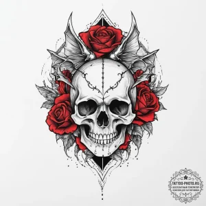 Tattoo sketch dragon's lair, ink illustration... - эскиз тату (№1756411644_0, 28.08.2025 20:07) — tattoo-photo.ru
