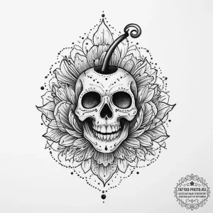 Tattoo sketch pink, ink illustration for tatt... - эскиз тату (№1756412841_0, 28.08.2025 20:27) — tattoo-photo.ru