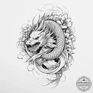 Tattoo sketch holy life, concept art for tatt... - эскиз тату (№1756413837_0, 28.08.2025 20:43) — tattoo-photo.ru