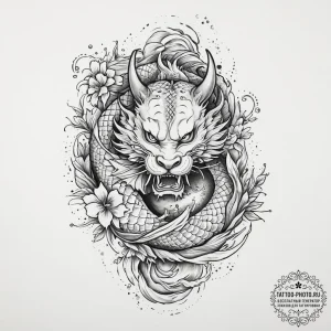 Tattoo sketch hands with a pencil, tattoo ske... - эскиз тату (№1756415024_0, 28.08.2025 21:03) — tattoo-photo.ru