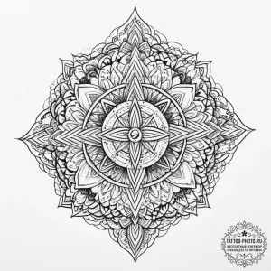Tattoo sketch cosmic narrative, concept art f... - эскиз тату (№1756415419_0, 28.08.2025 21:10) — tattoo-photo.ru