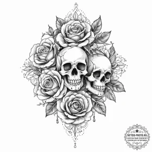 Tattoo sketch cute animal tattoo, ink illustr... - эскиз тату (№1756418201_0, 28.08.2025 21:56) — tattoo-photo.ru