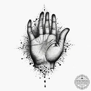 Tattoo sketch hands with a document, artistic... - эскиз тату (№1756421374_0, 28.08.2025 22:49) — tattoo-photo.ru