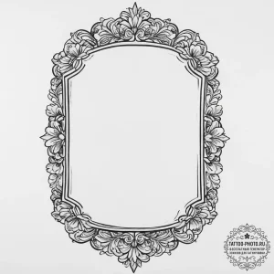 Tattoo sketch mirror - эскиз тату (№1756423349_0, 28.08.2025 23:22) — tattoo-photo.ru