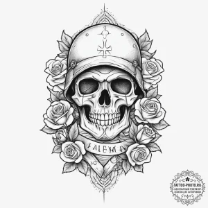 Tattoo sketch soldier with a map, tattoo draw... - эскиз тату (№1756424540_0, 28.08.2025 23:42) — tattoo-photo.ru