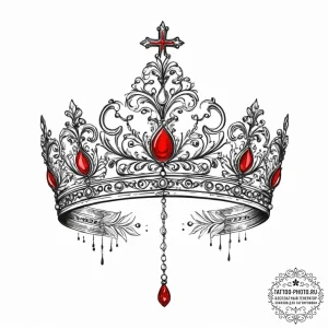 Tattoo sketch tiara, tattoo sketch design, bl... - эскиз тату (№1756426705_0, 29.08.2025 00:18) — tattoo-photo.ru