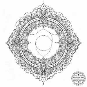 Tattoo sketch serenity, artistic tattoo sketc... - эскиз тату (№1756429644_0, 29.08.2025 01:07) — tattoo-photo.ru