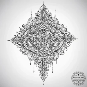 Tattoo sketch alpha, artistic tattoo sketch,... - эскиз тату (№1756429840_0, 29.08.2025 01:10) — tattoo-photo.ru