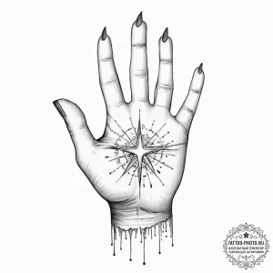 Tattoo sketch hands with a faith, ink illustr... - эскиз тату (№1756430427_0, 29.08.2025 01:20) — tattoo-photo.ru