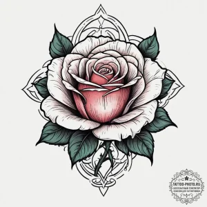Tattoo sketch rose bud, artistic tattoo sketc... - эскиз тату (№1756431210_0, 29.08.2025 01:33) — tattoo-photo.ru
