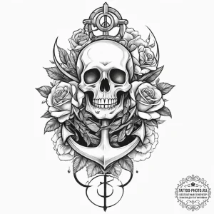 Tattoo sketch anchor, tattoo sketch design, c... - эскиз тату (№1756432193_0, 29.08.2025 01:49) — tattoo-photo.ru