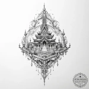 Tattoo sketch palace - эскиз тату (№1756433175_0, 29.08.2025 02:06) — tattoo-photo.ru