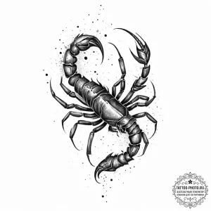 Tattoo sketch hands with a scorpion, tattoo s... - эскиз тату (№1756434743_0, 29.08.2025 02:32) — tattoo-photo.ru