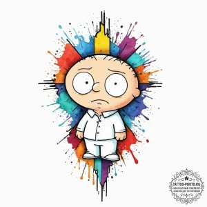 Tattoo sketch family guy stewie griffin, tatt... - эскиз тату (№1756435331_0, 29.08.2025 02:42) — tattoo-photo.ru