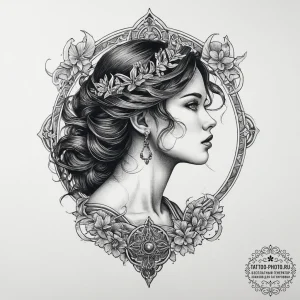 Tattoo sketch ilya muromets, the epic hero, w... - эскиз тату (№1756441255_0, 29.08.2025 04:20) — tattoo-photo.ru