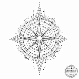 Tattoo sketch cosmic spark - эскиз тату (№1756441846_0, 29.08.2025 04:30) — tattoo-photo.ru