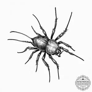 Tattoo sketch jumping plant louse, tattoo dra... - эскиз тату (№1756445409_0, 29.08.2025 05:30) — tattoo-photo.ru