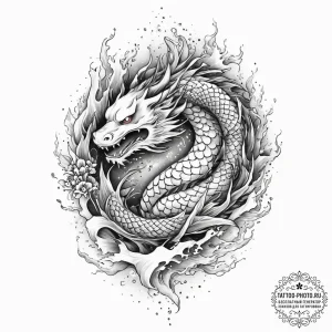 Tattoo sketch flames, artistic tattoo sketch,... - эскиз тату (№1756448567_0, 29.08.2025 06:22) — tattoo-photo.ru